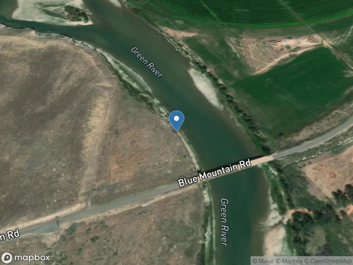 Green River near Jensen, UT location