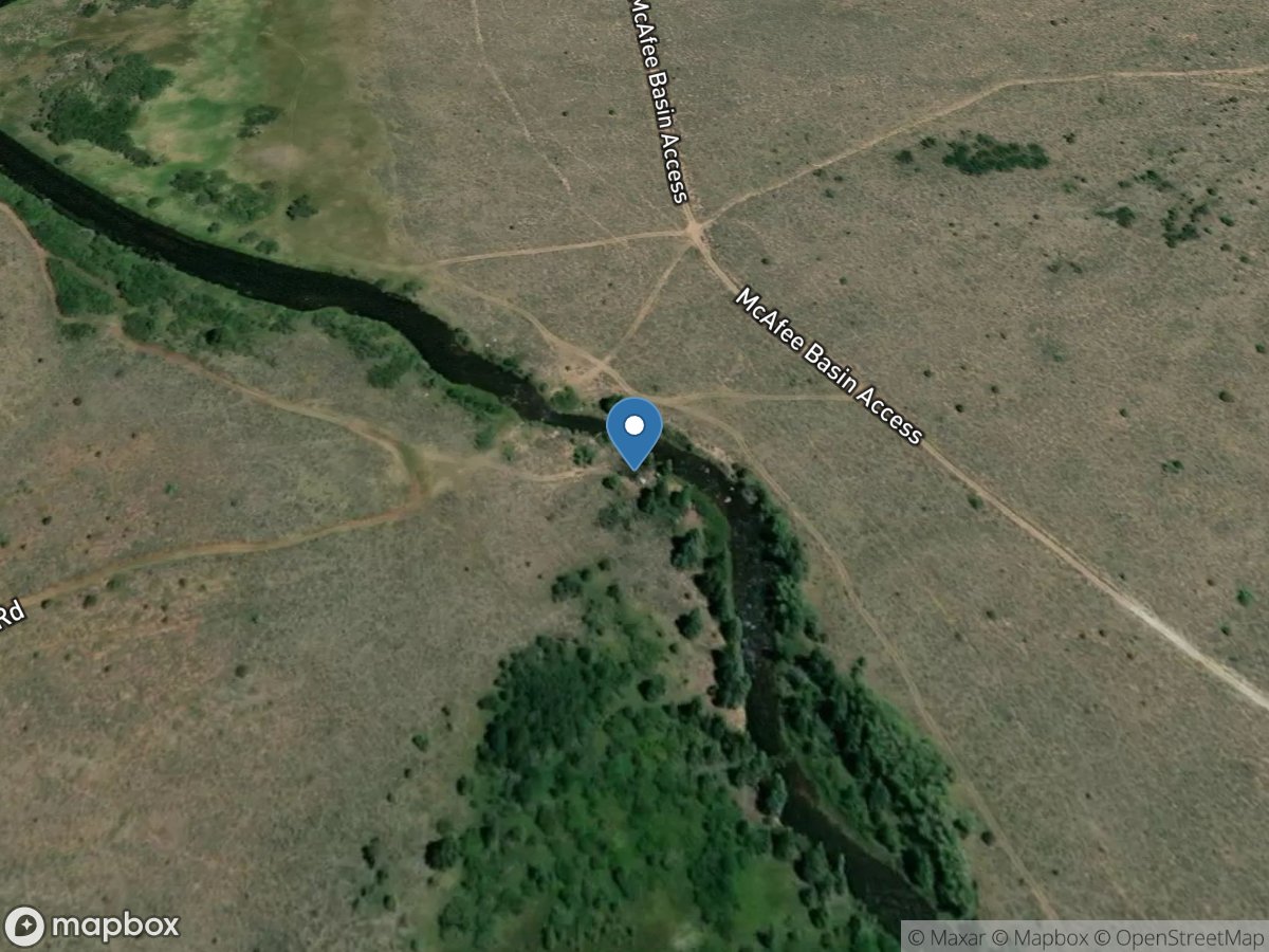 Rock Creek near Mountain Home, UT location