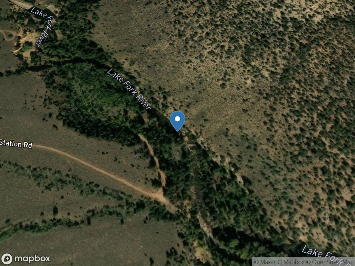 Lake Fork River below Moon Lake near Mountain Home, UT location