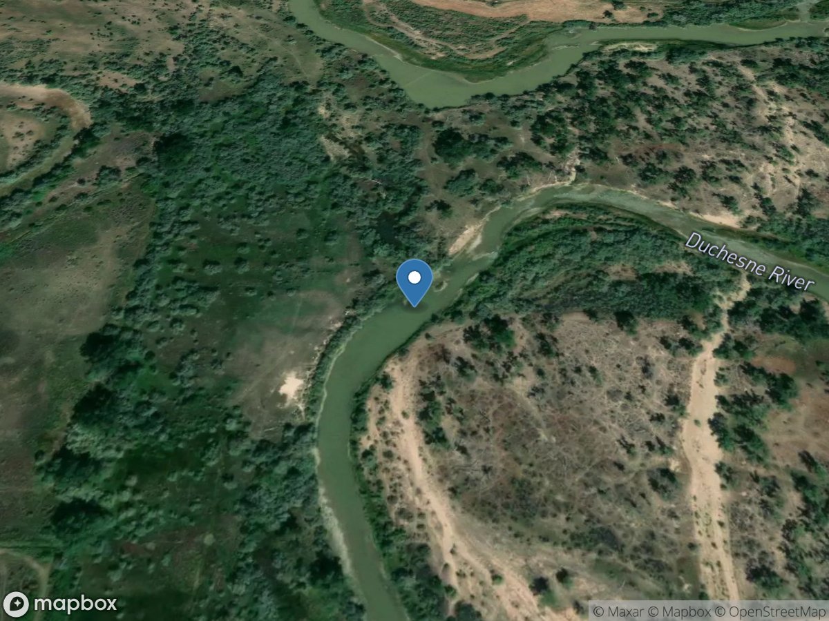 Duchesne River near Randlett, UT location