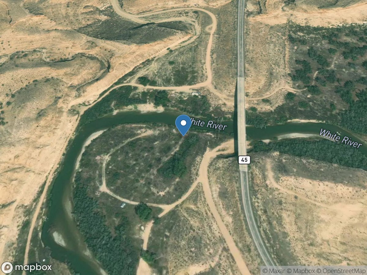 White River near Watson, Utah location