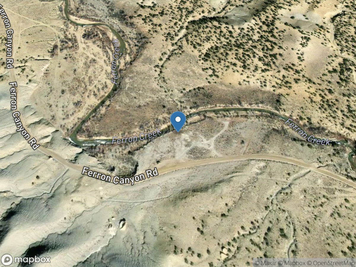 Ferron Creek (upper Station) near Ferron, UT location