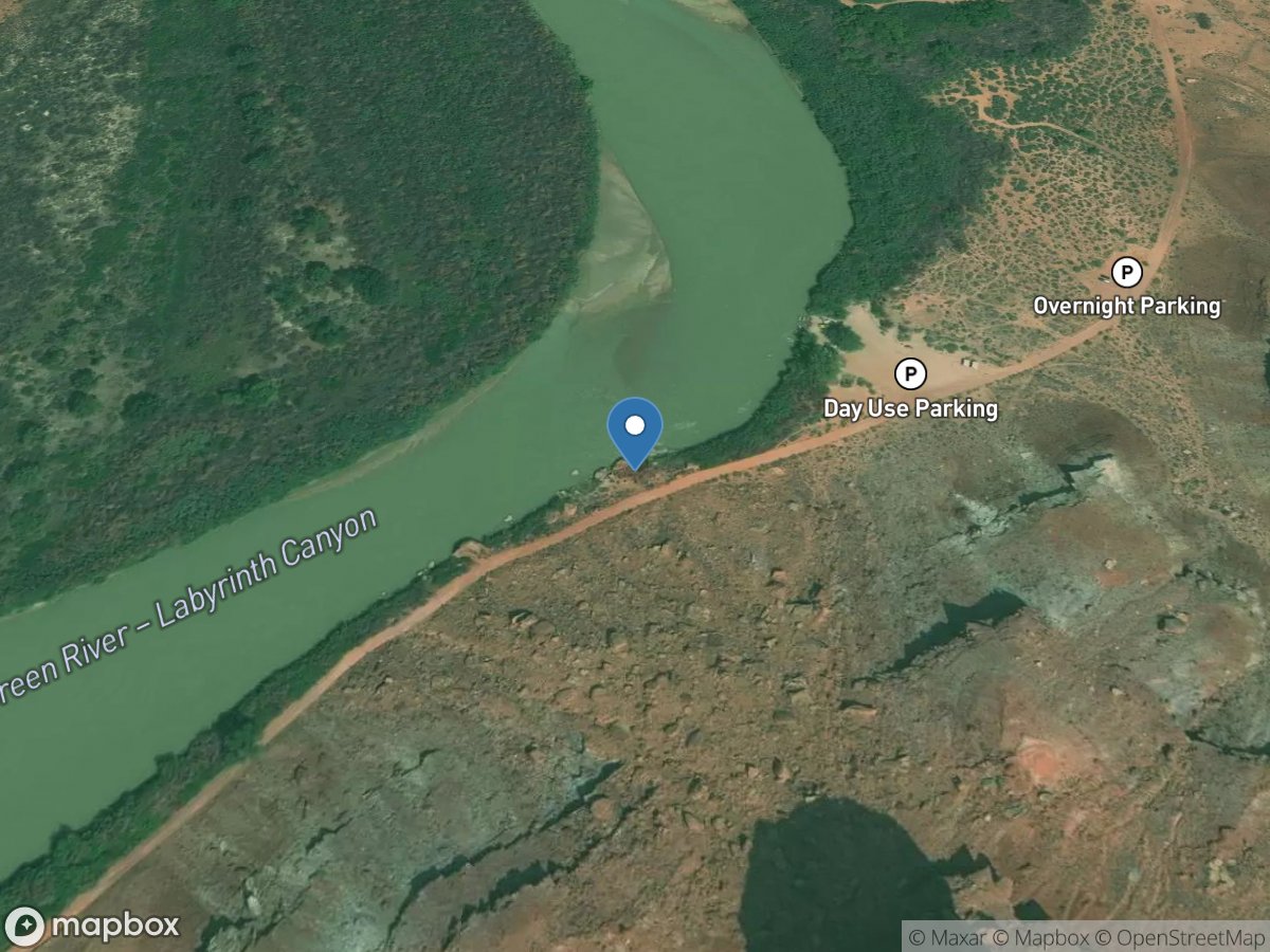 Green River at Mineral Bottom near Cynlnds Ntl Park location