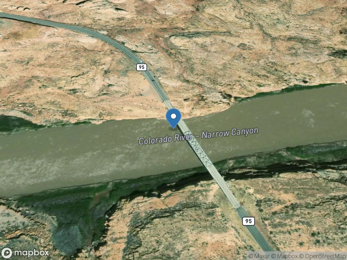 Colorado River above Dirty Devil River near Hite, UT location