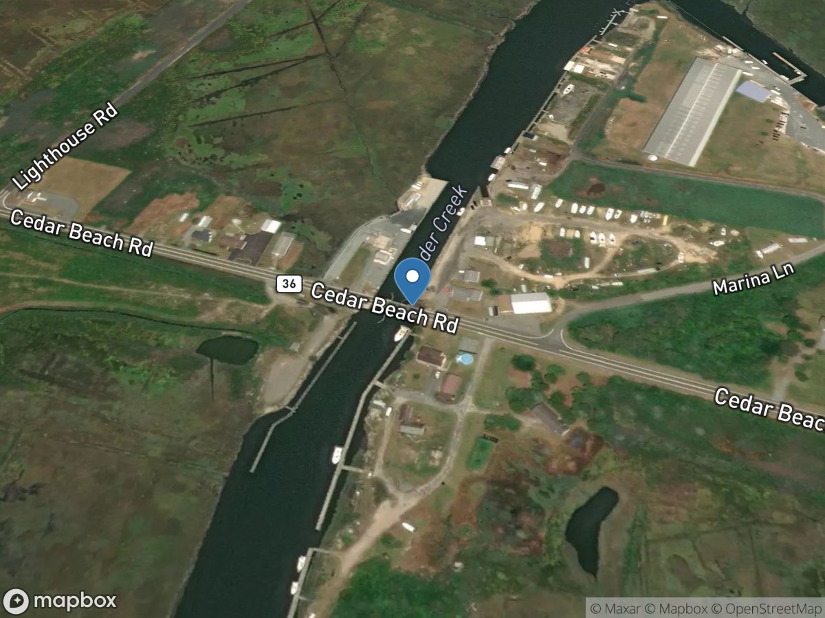 Cedar Creek near Slaughter Beach, DE location