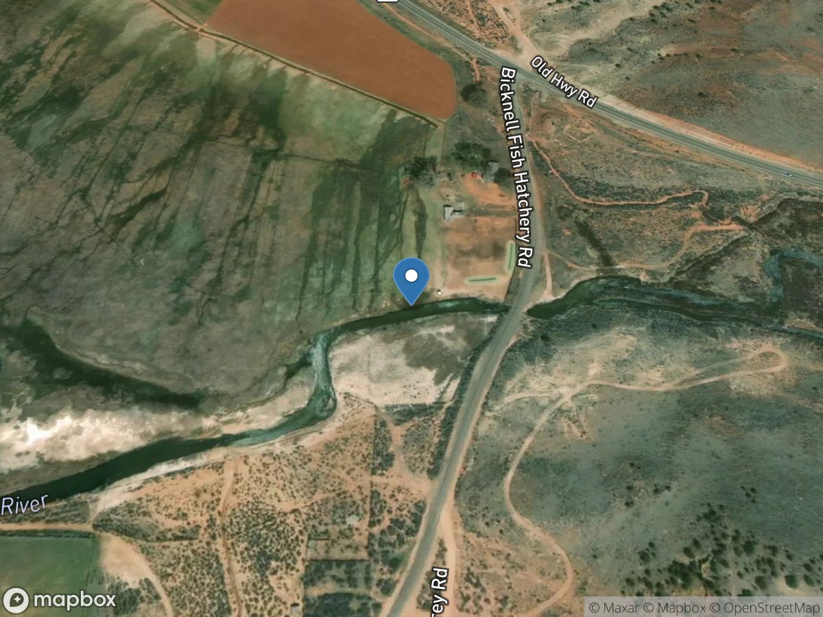 Fremont River near Bicknell, UT location
