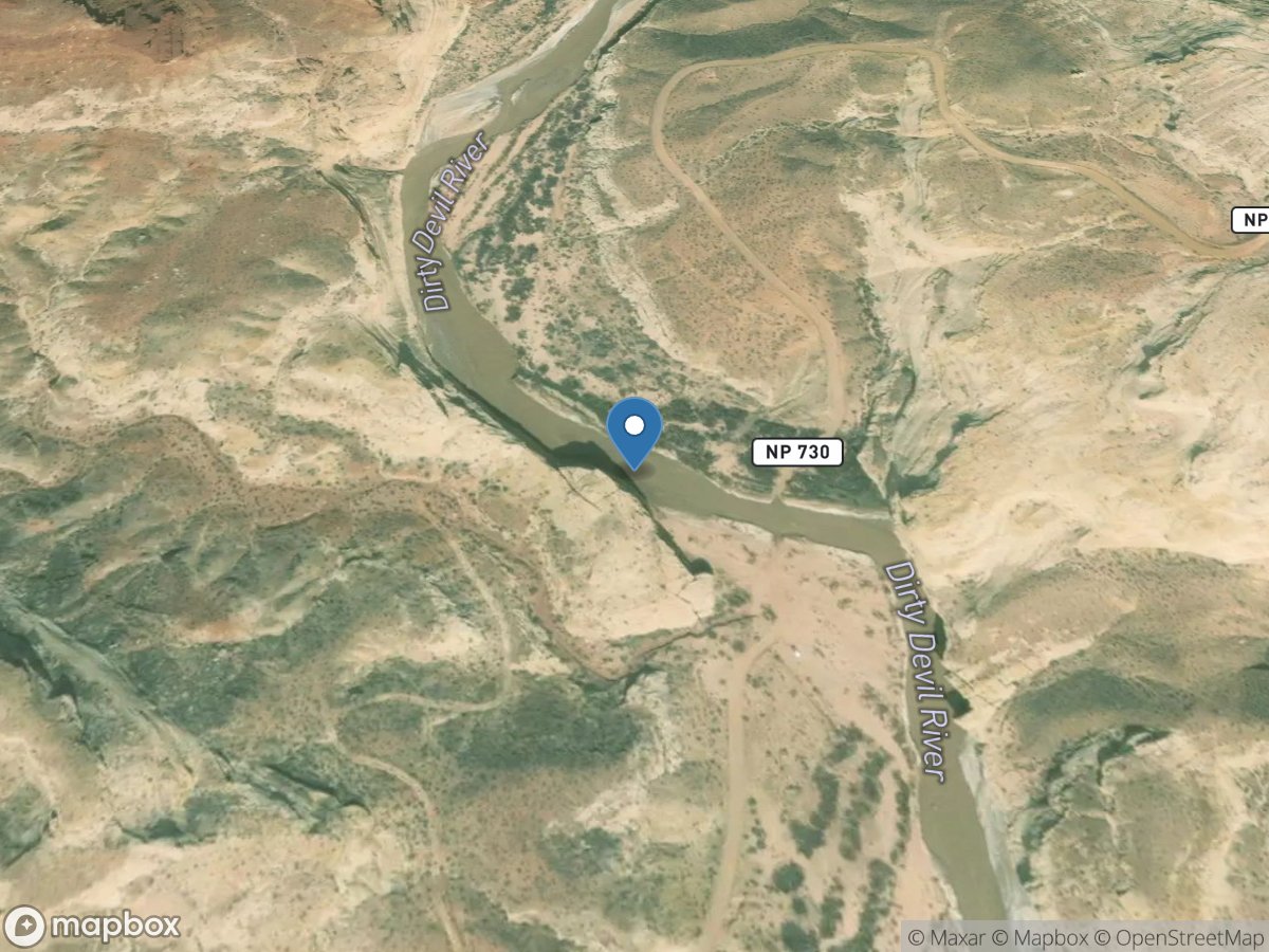 Dirty Devil River above Poison Sp Wsh near Hanksville UT location