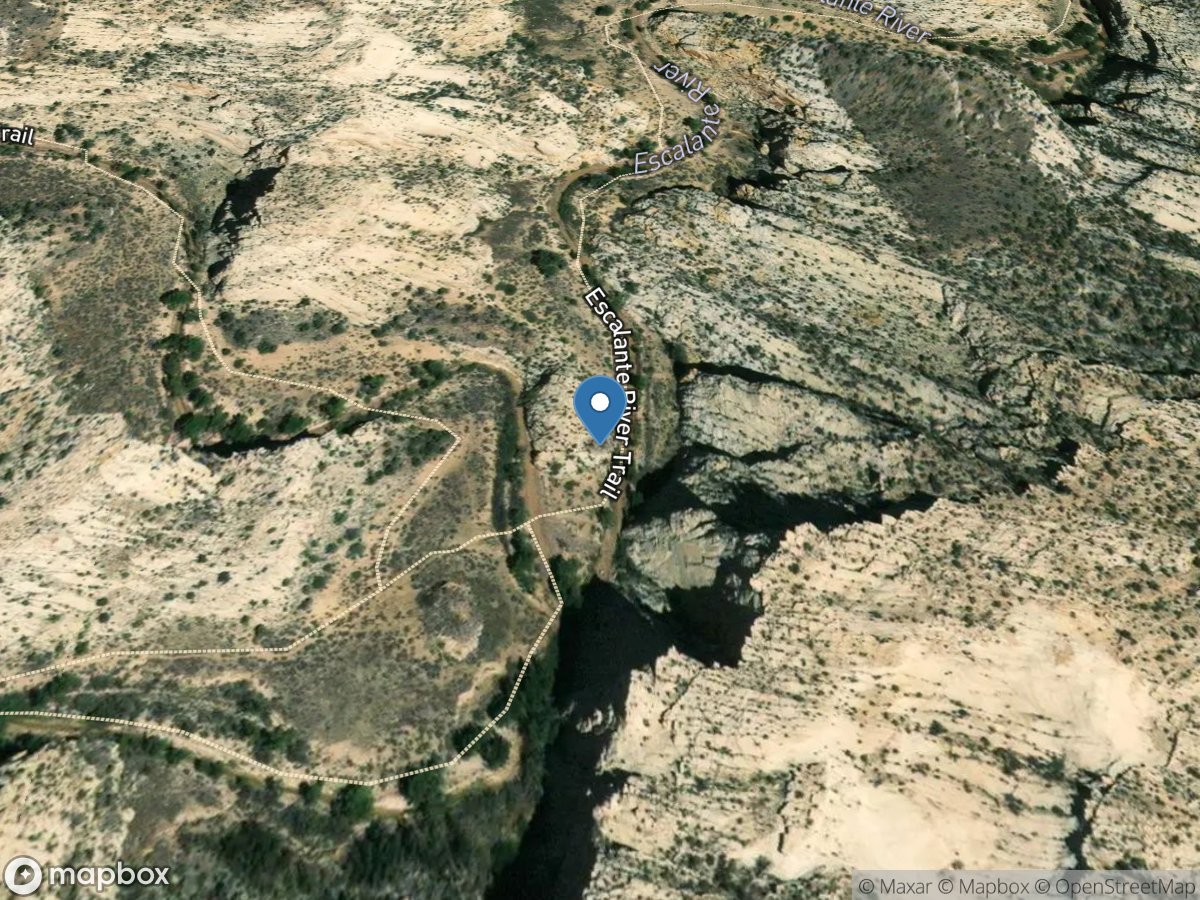 Escalante River near Escalante, UT location