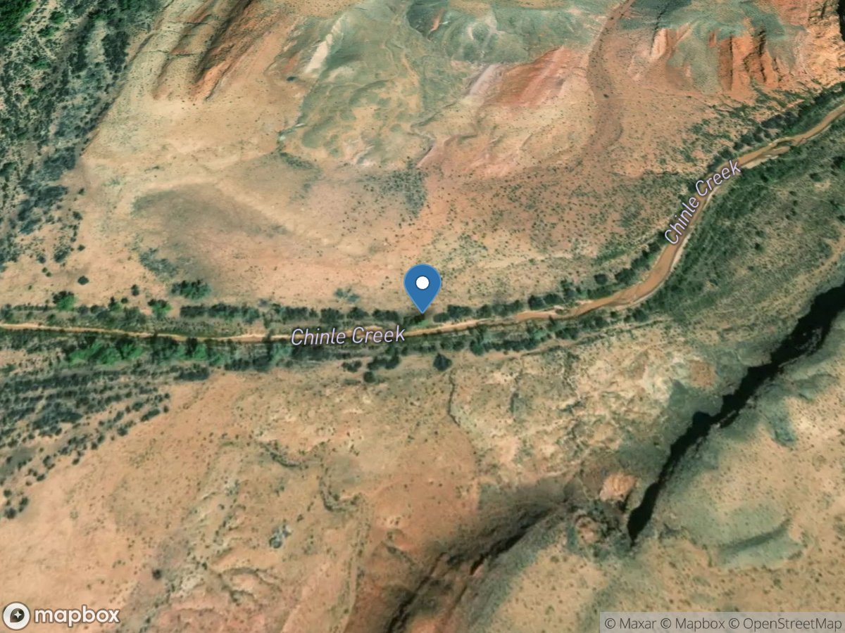 Chinle Creek at Mouth near Bluff, Utah location