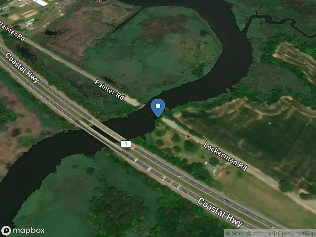 Broadkill River near Milton, DE location