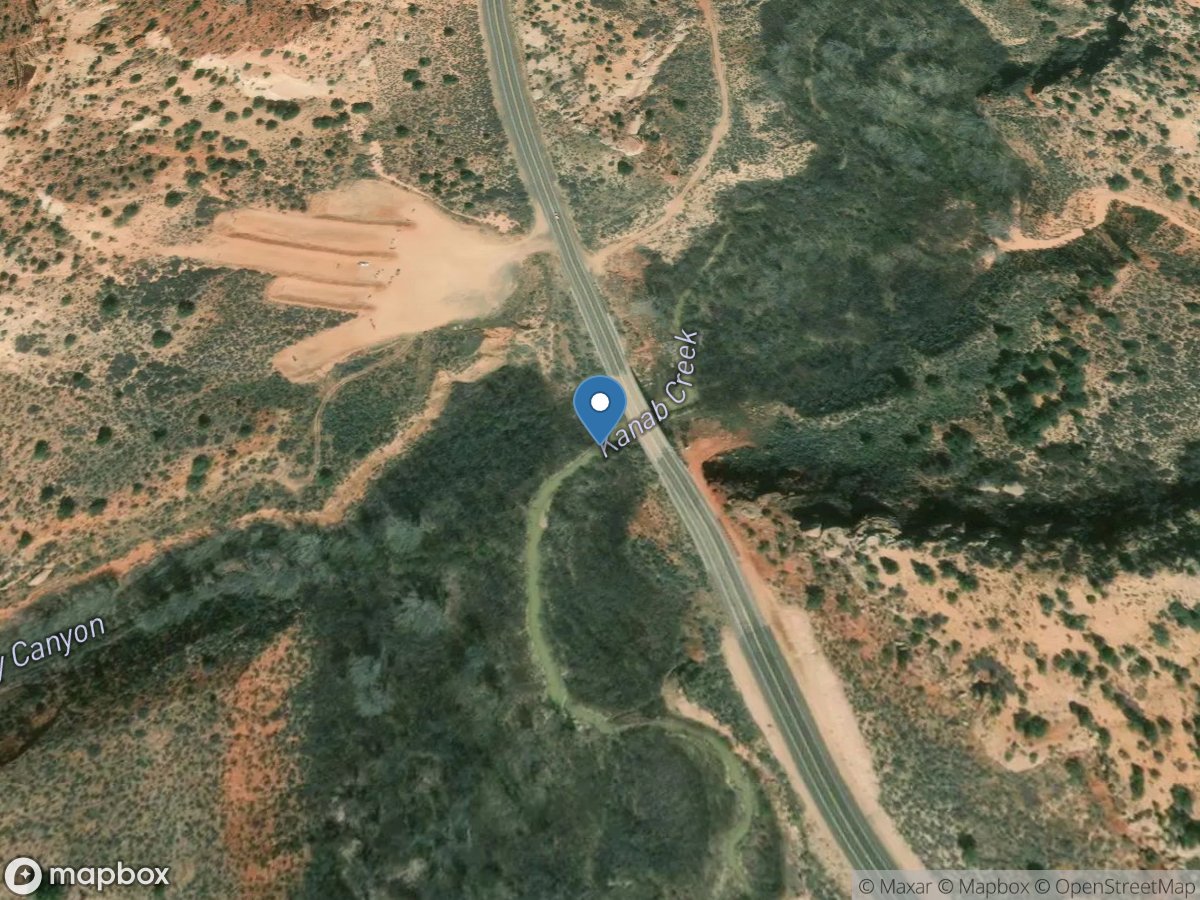 Kanab Creek near Kanab, UT location