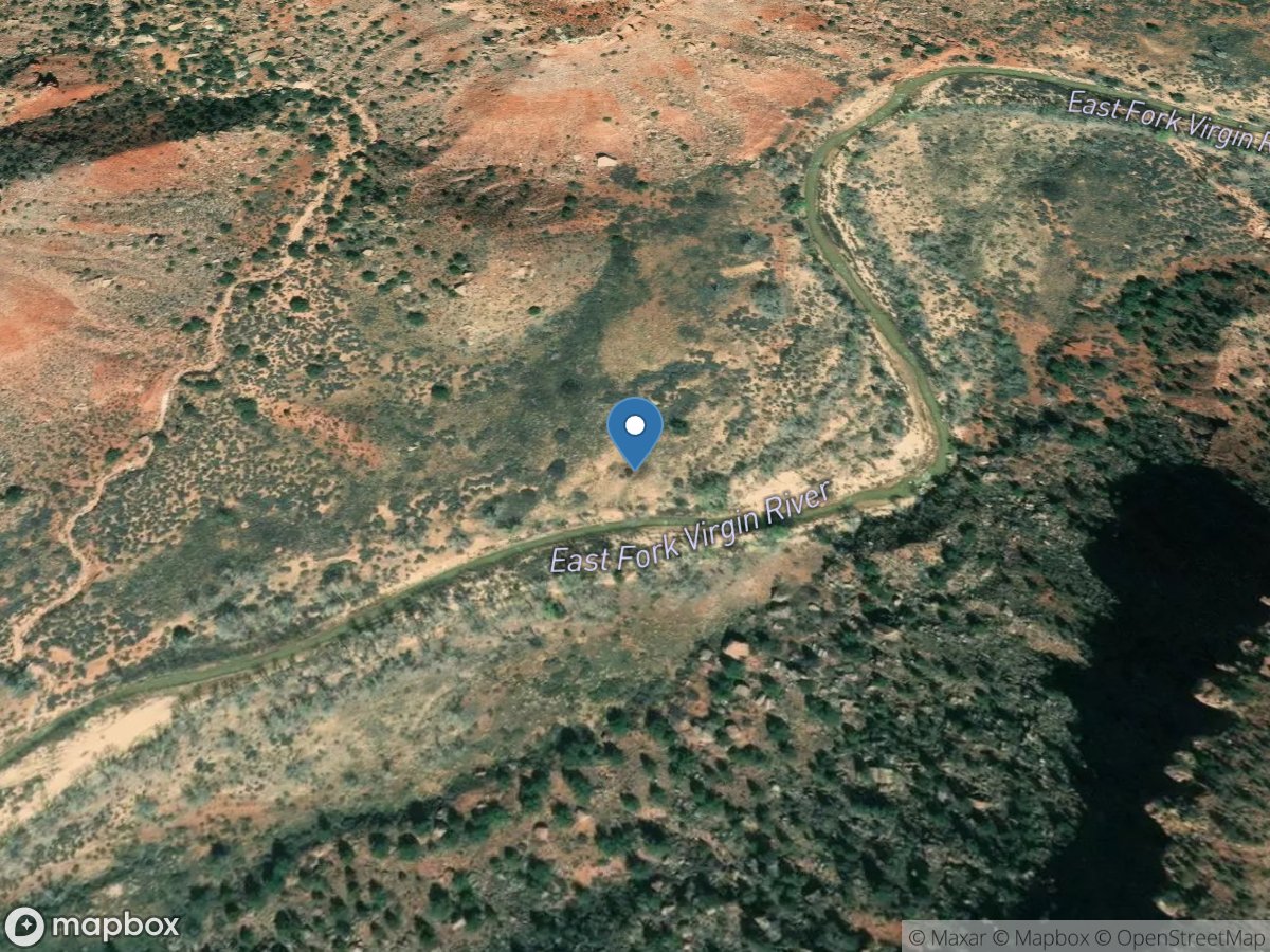 East Fork Virgin River near Springdale, UT location