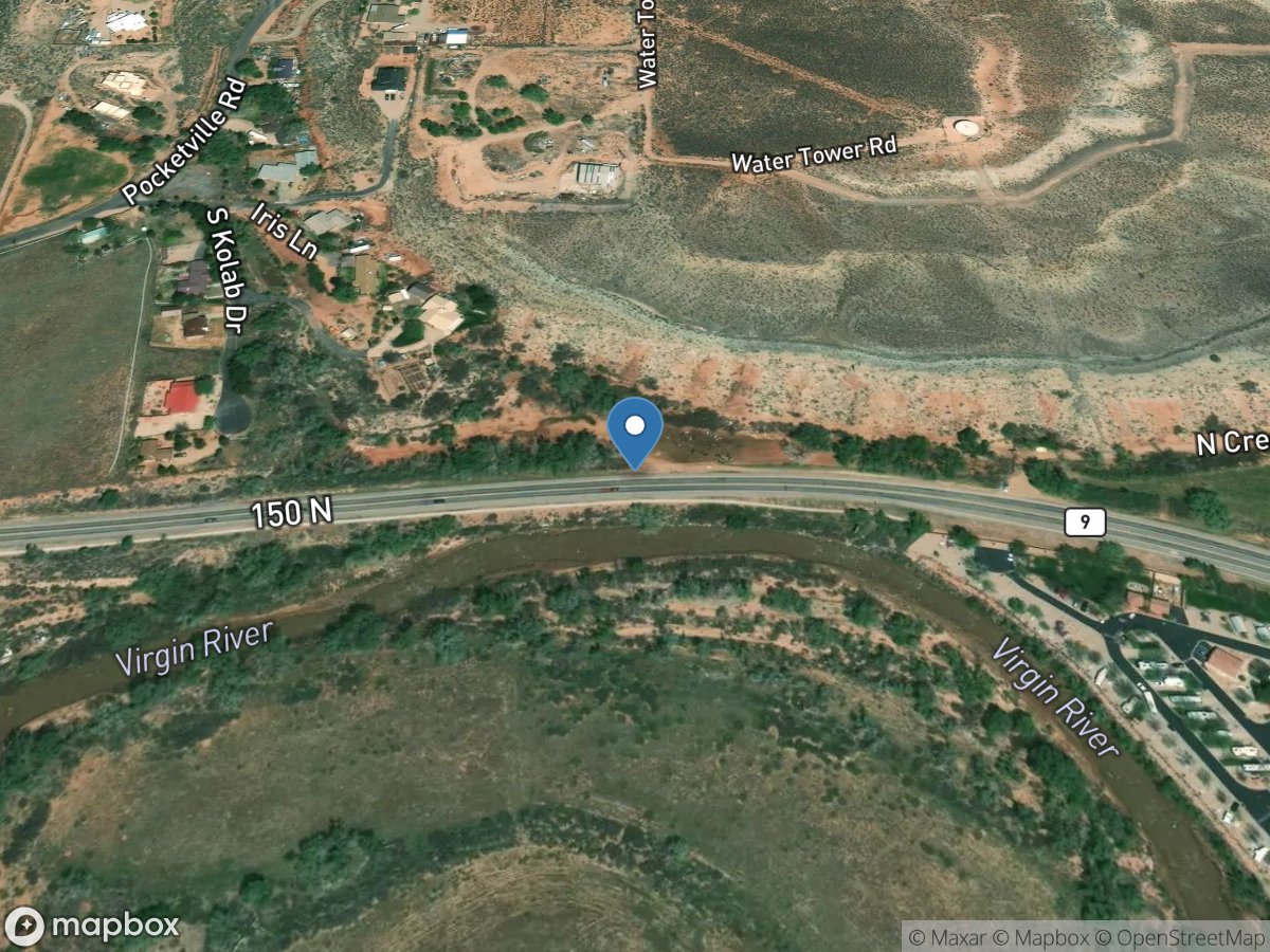 Virgin River at Virgin, UT location