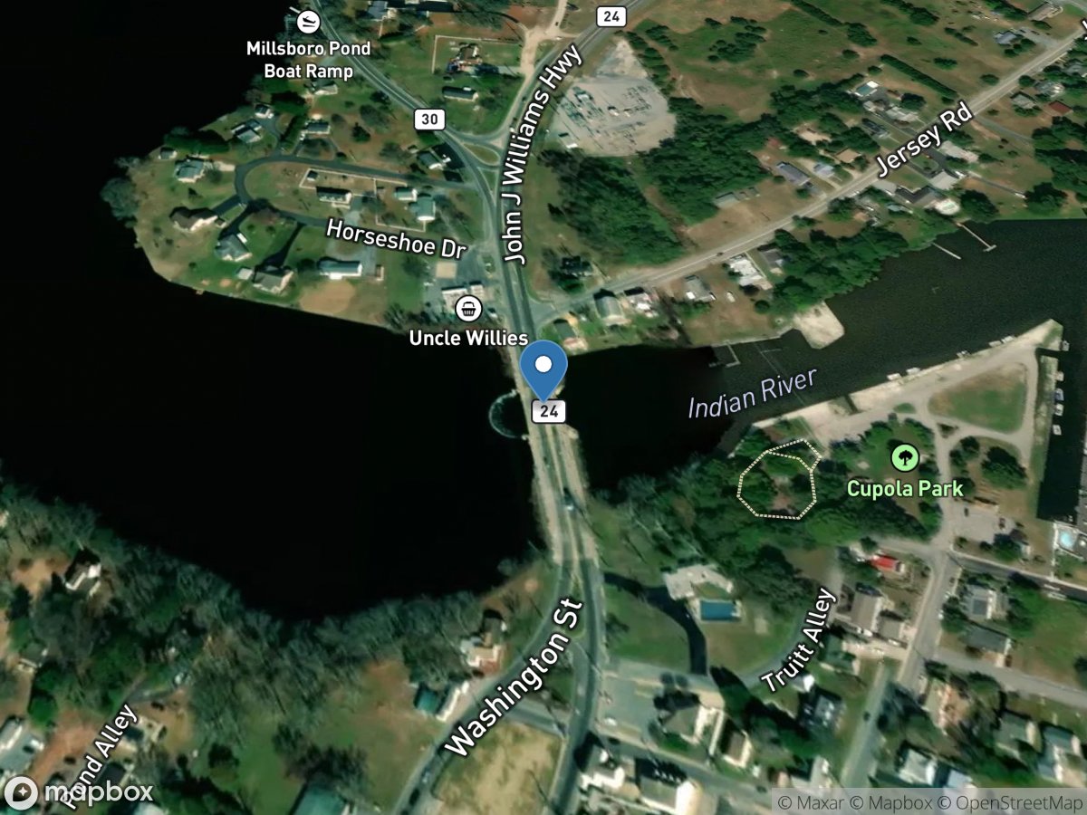 Millsboro Pond Outlet at Millsboro, DE location