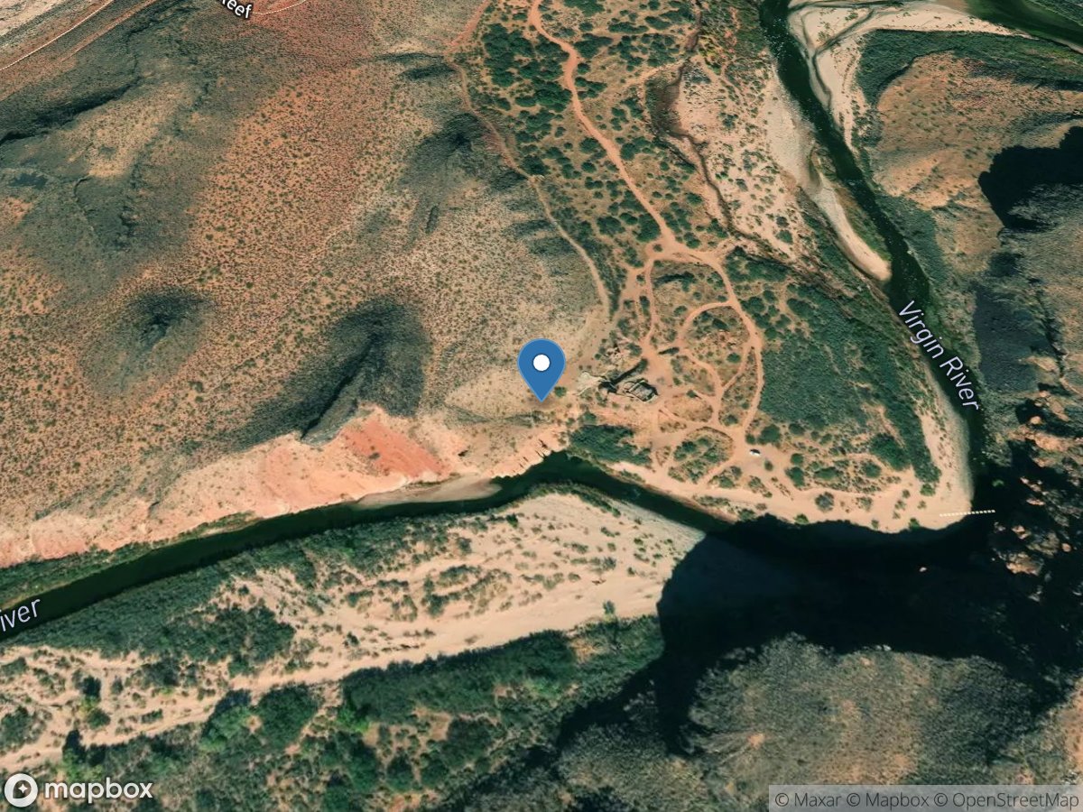 Virgin River above Quail Creek near Hurricane, UT location