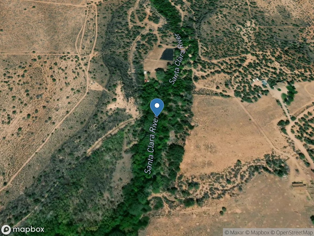 Santa Clara River above Baker RES, near Central, UT location