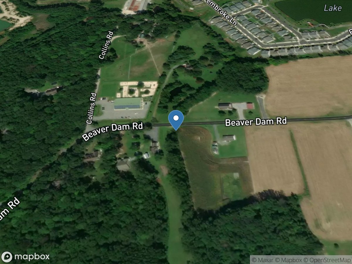 Beaverdam Ditch near Millville, DE location