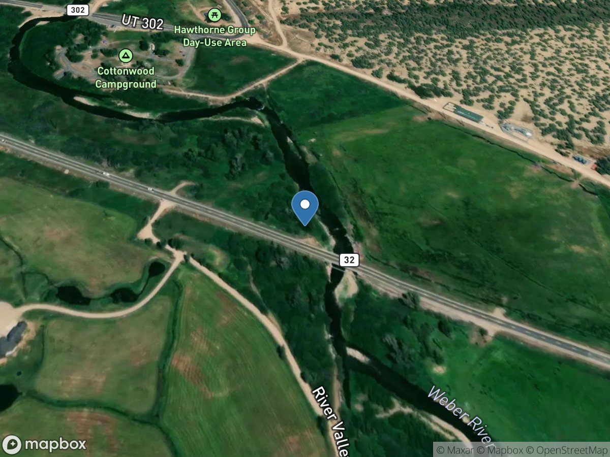 Weber River near Peoa, Utah location