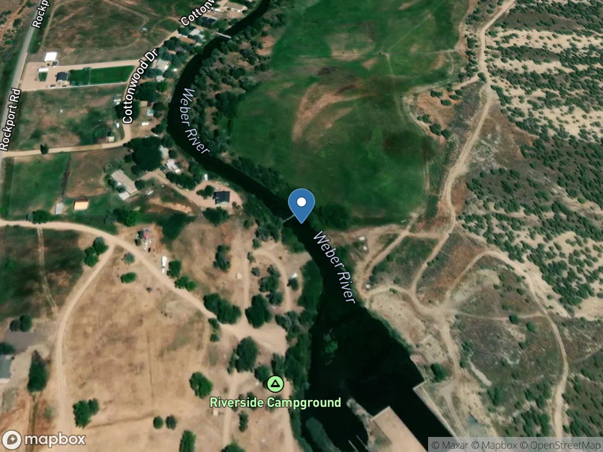 Weber River near Wanship, UT location