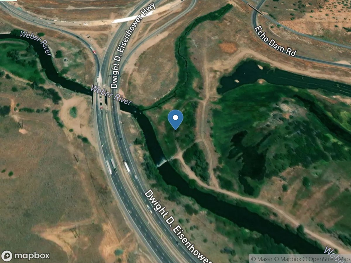 Weber River at Echo, UT location