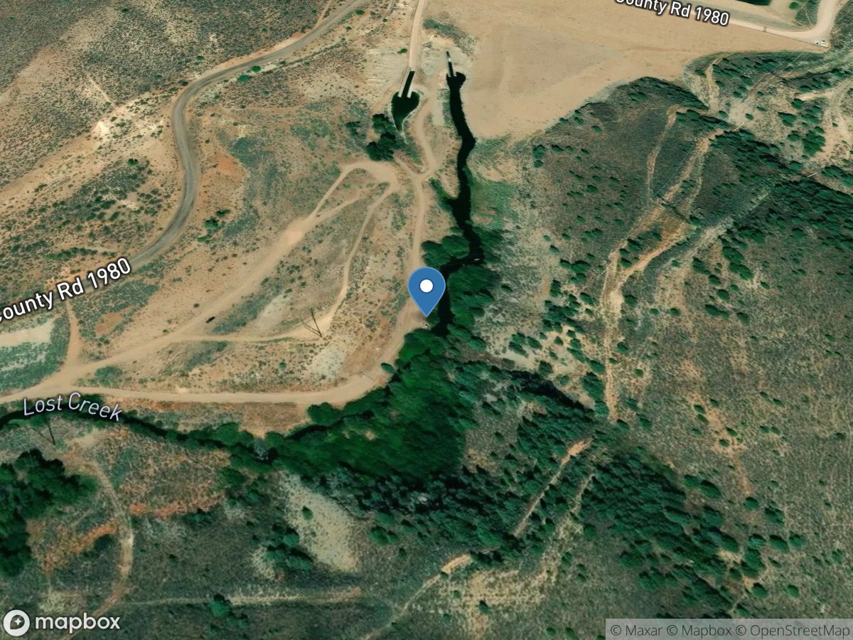 Lost Creek near Croydon, Utah location