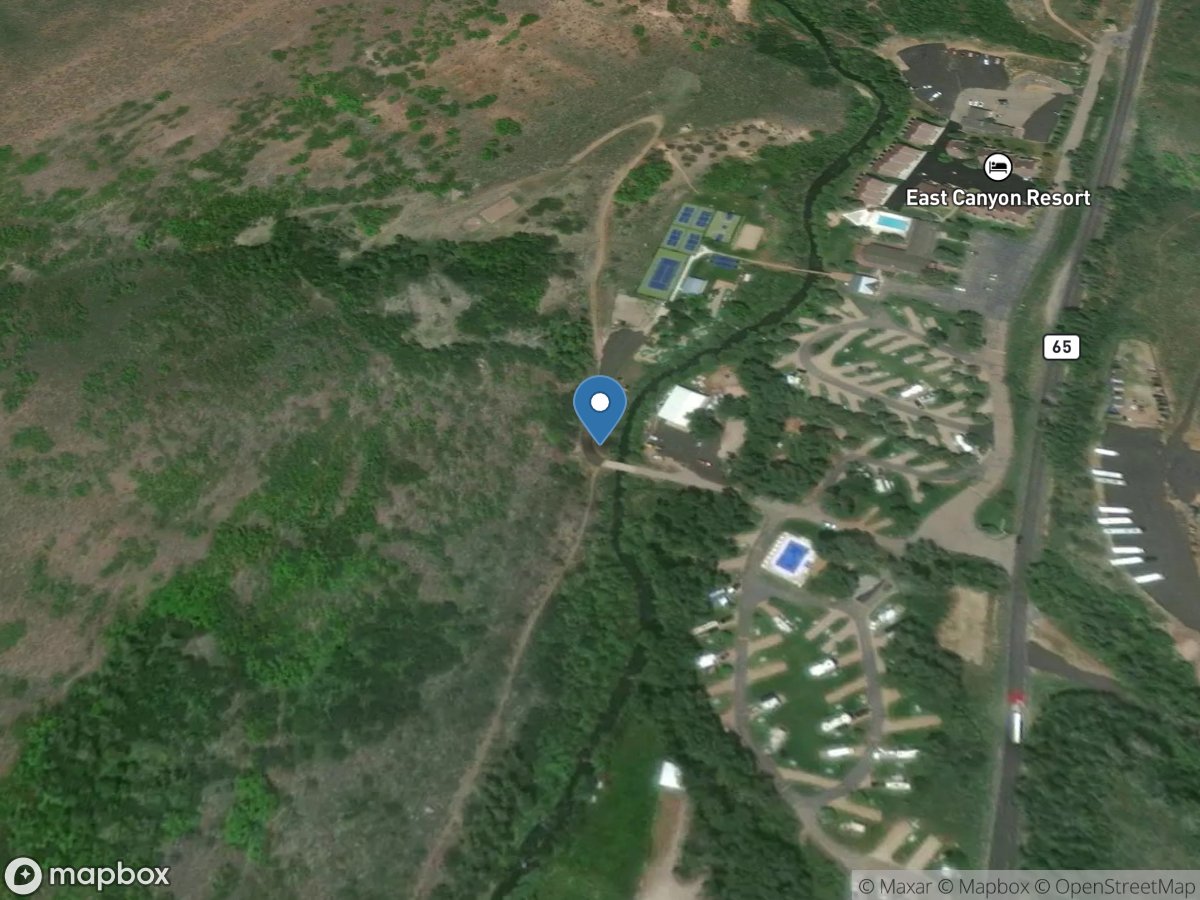 EAST CANYON CREEK Above EAST CYN Reservoir Near MORGAN, UTAH location