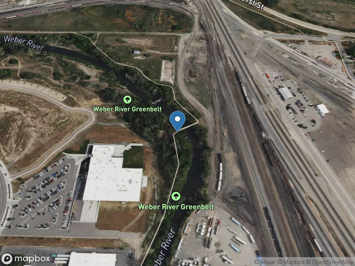 Weber River at Ogden, Utah location