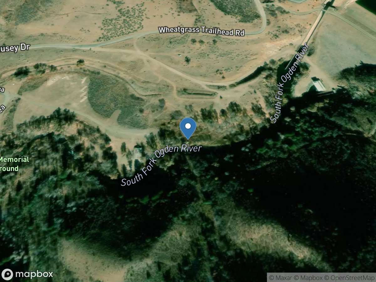 SOUTH Fork OGDEN River Below CAUSEY Reservoir Near HUNTSVILLE, UTAH location