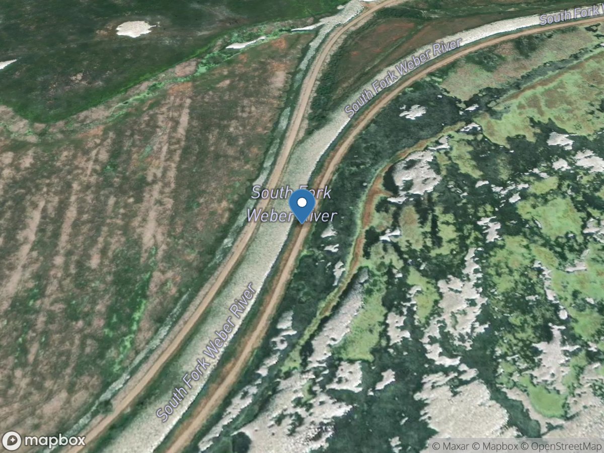 South Fork Weber River near Hooper, Utah location