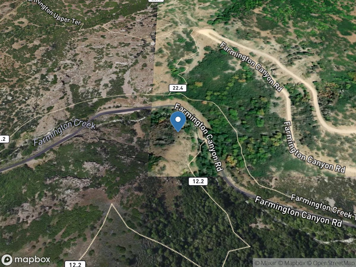 Farmington Creek above DIV near Farmington, Utah location