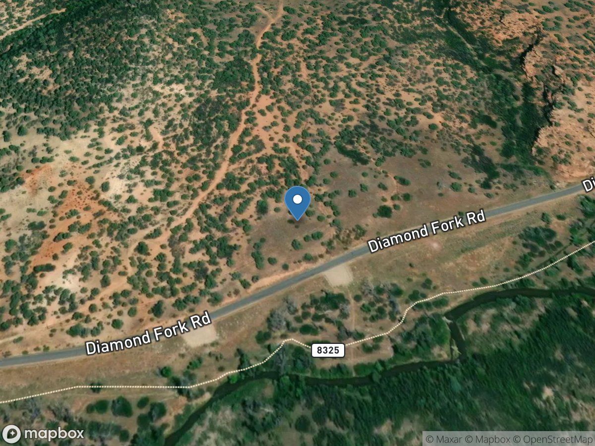 Diamond Fork below Red Hollow, near Thistle, UT location