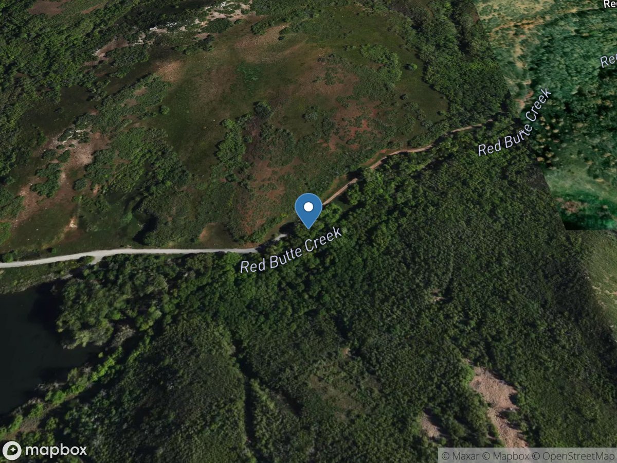 Red Butte Creek at Fort Douglas, near Slc, UT location