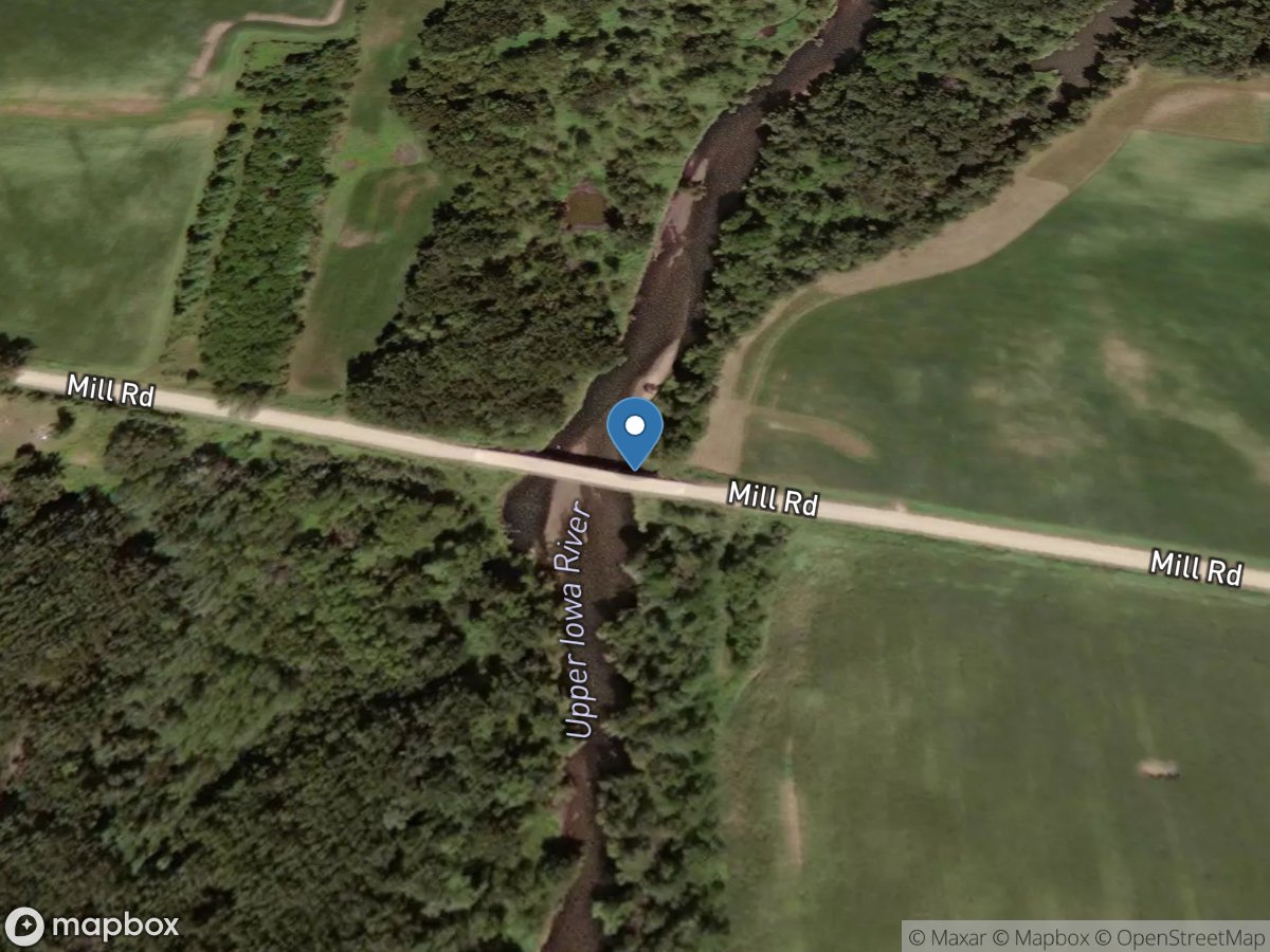 Upper Iowa River at Lime Springs, IA location