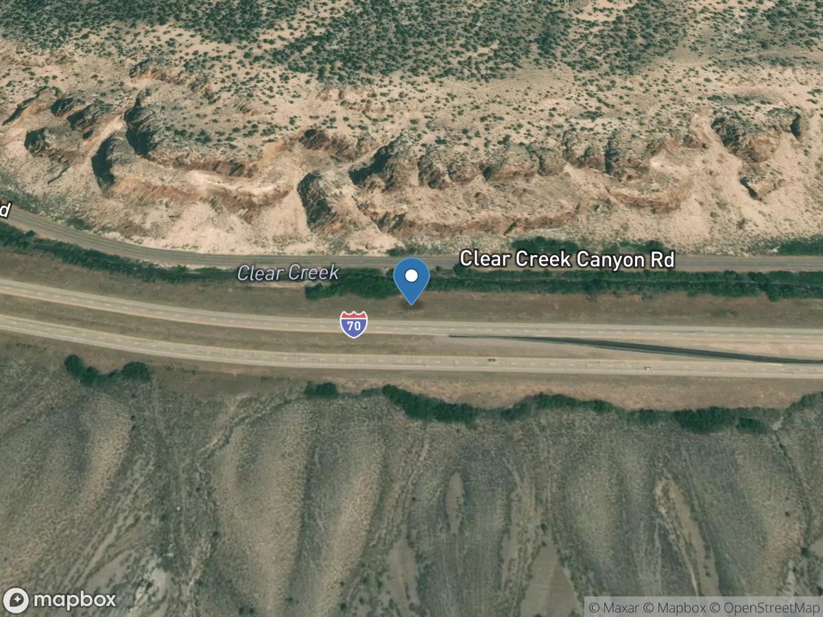 Clear Creek above Diversions, near Sevier, UT location