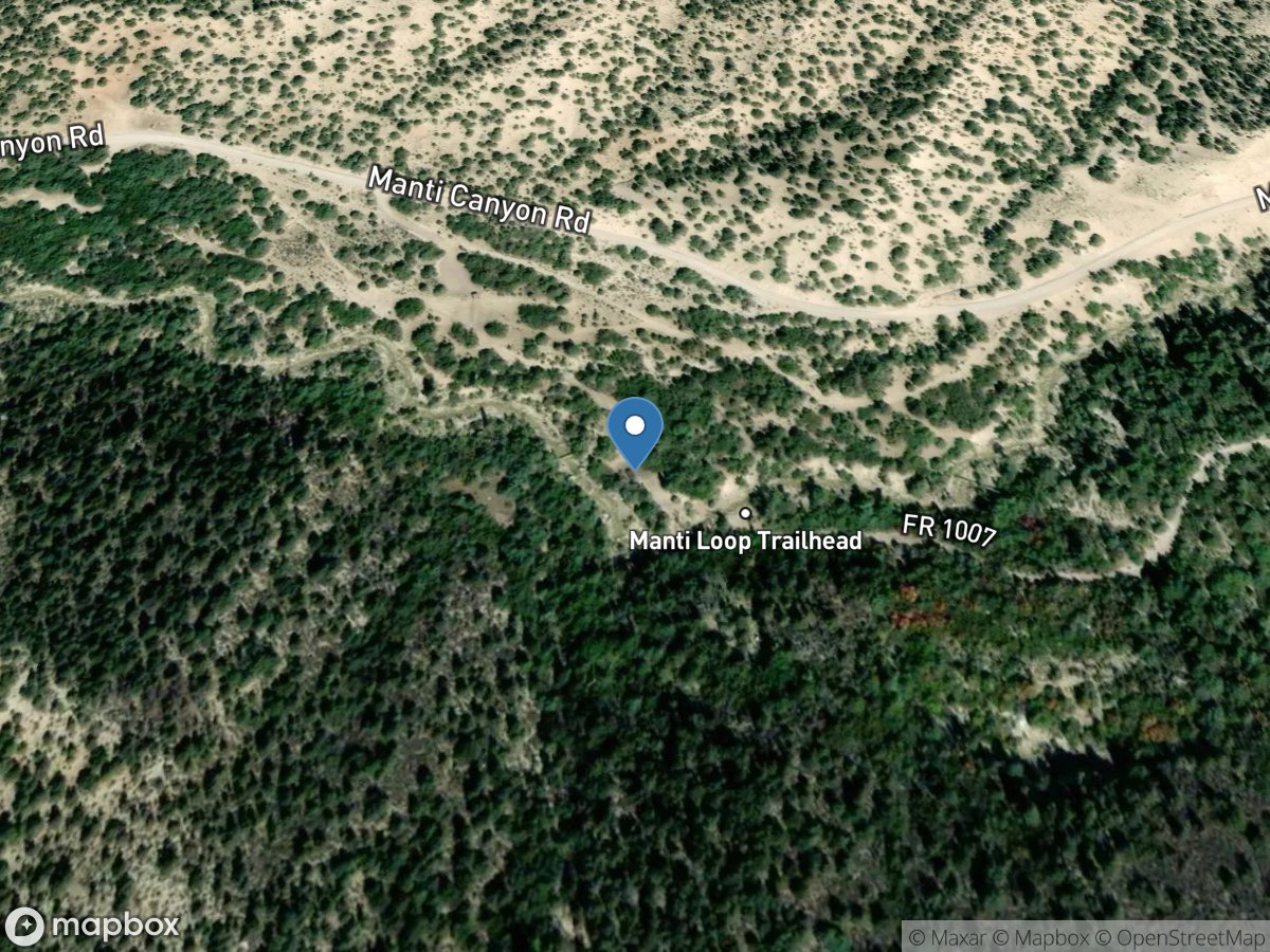 Manti Creek below Dugway Creek, near Manti, UT location