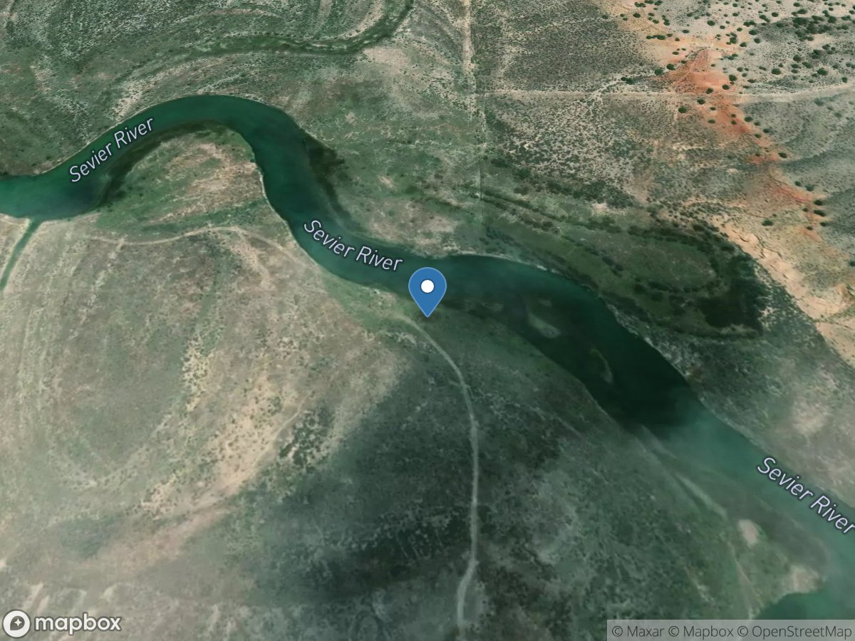 Sevier River near Juab, UT location