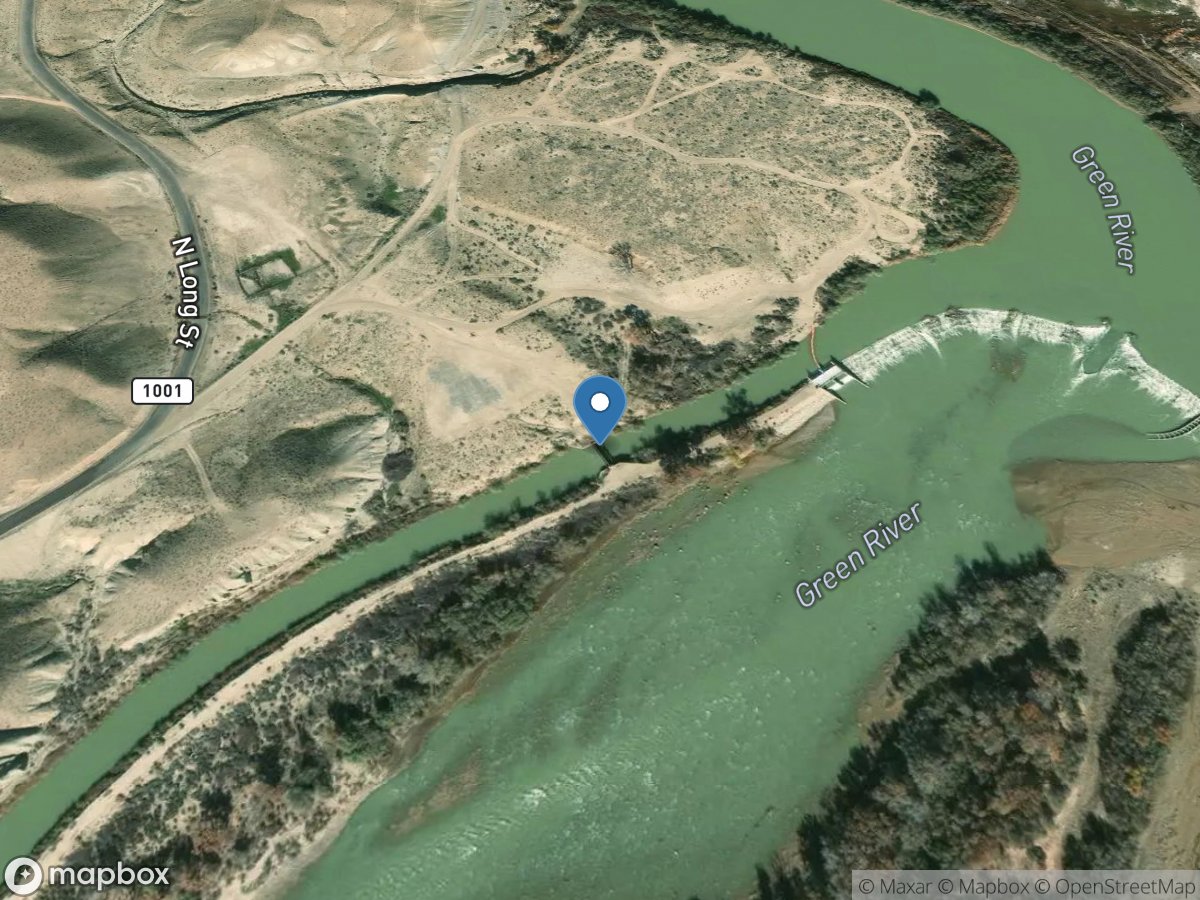 Green River Canal at Raceway near Green River, UT location