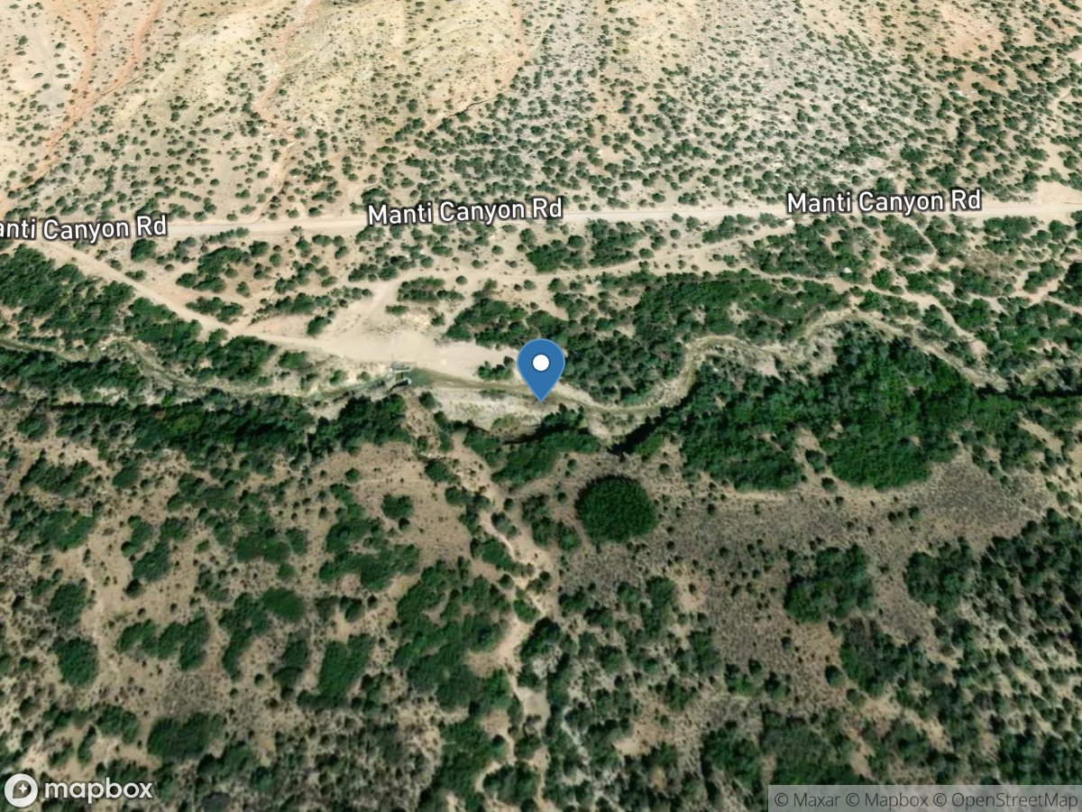 Manti Creek upstream of diversion location