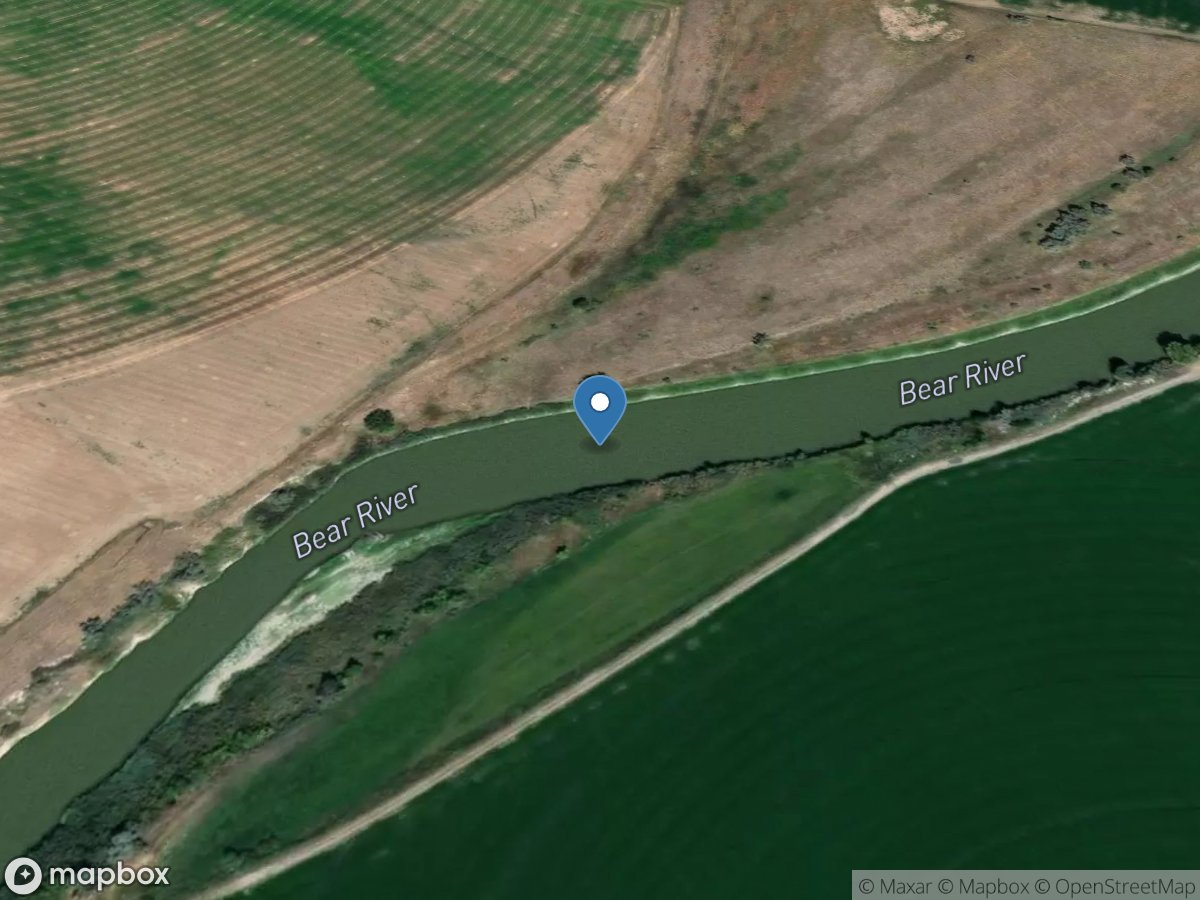 Bear River above Malad River location