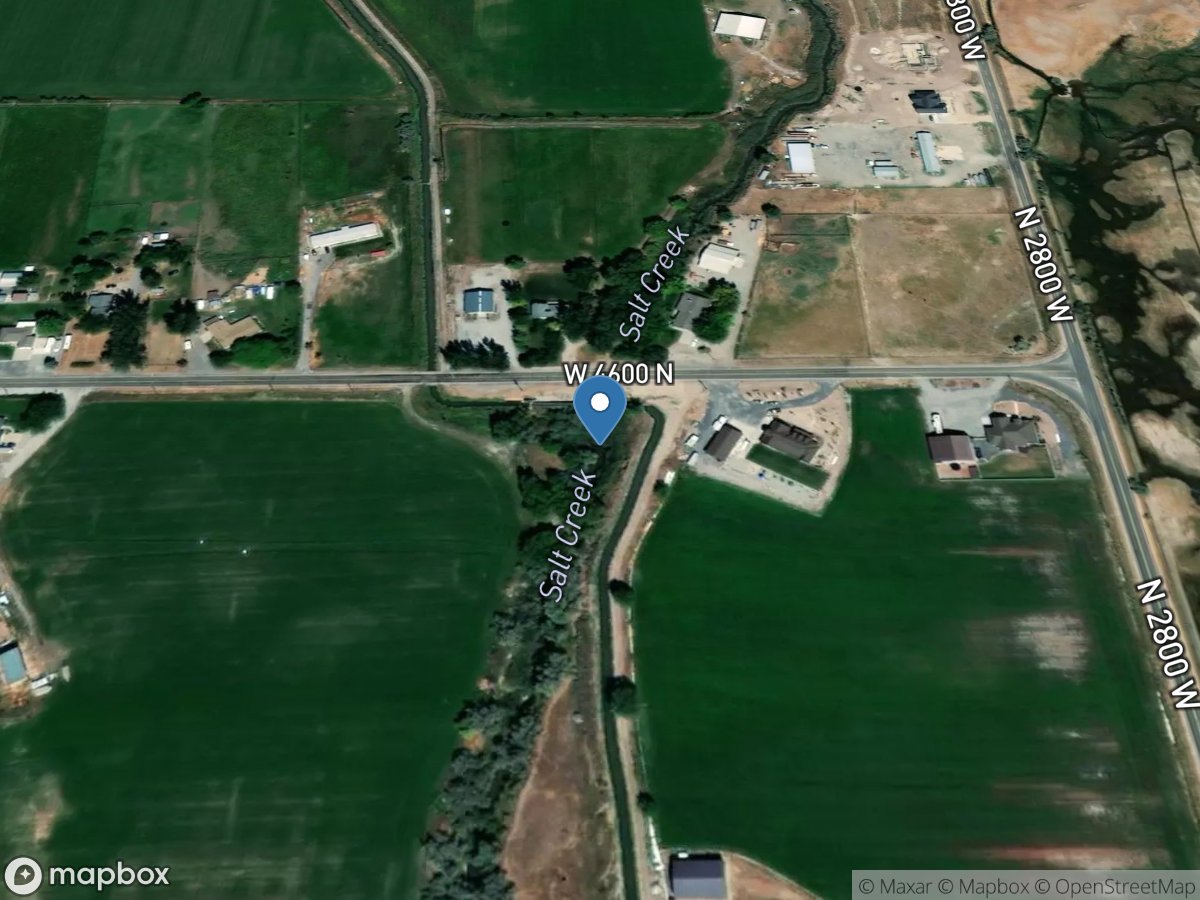 Salt Creek Downstream of Hammond Canal location