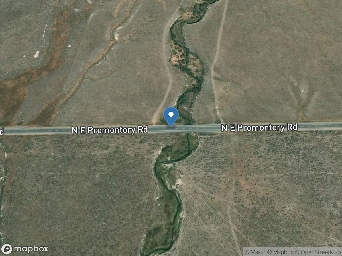 Blue Spg Creek at Promintory Rd. Nr. Howell, Utah location