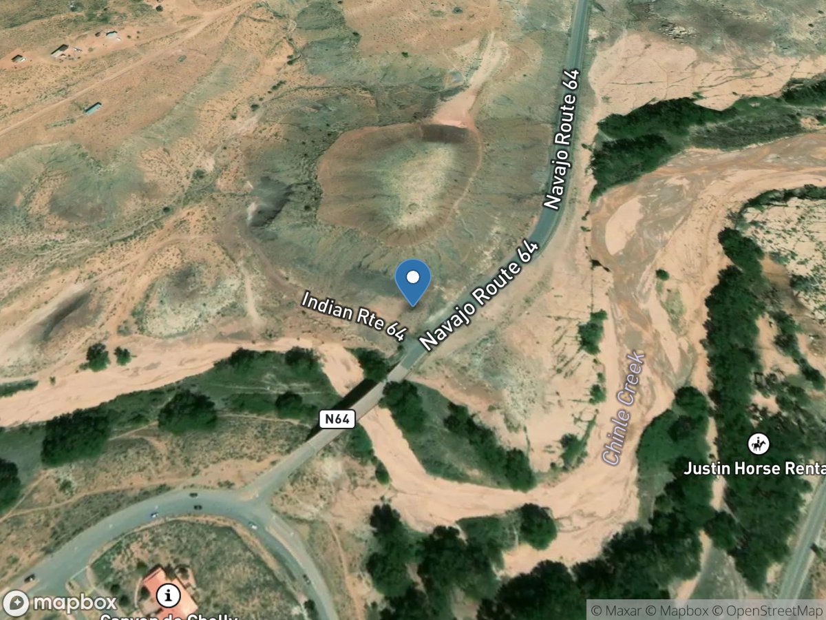 Chinle Creek at Chinle, AZ location