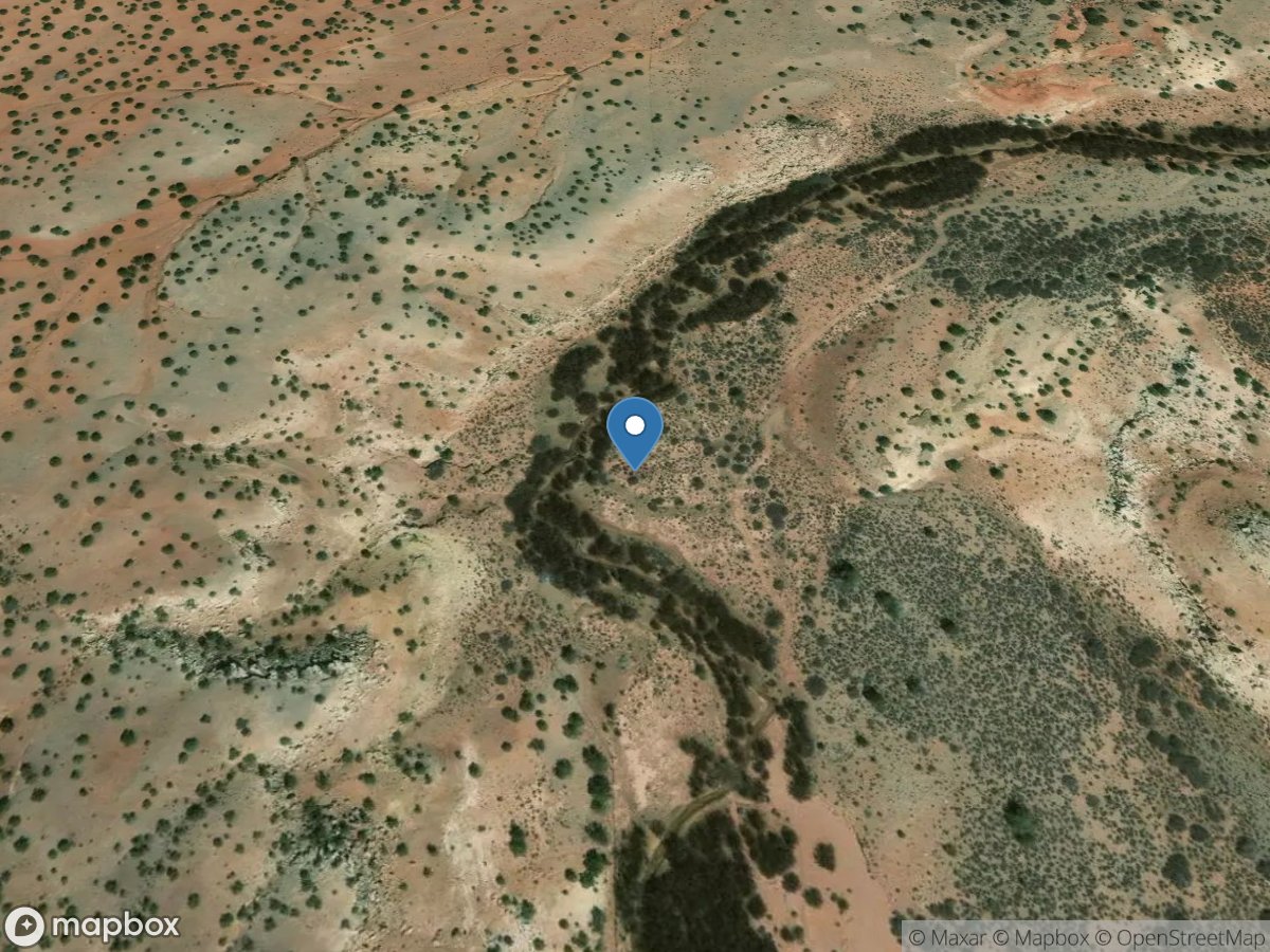 Little Colorado River below Salado Springs, AZ location