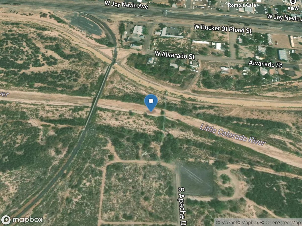 Little Colorado River at Holbrook, AZ location