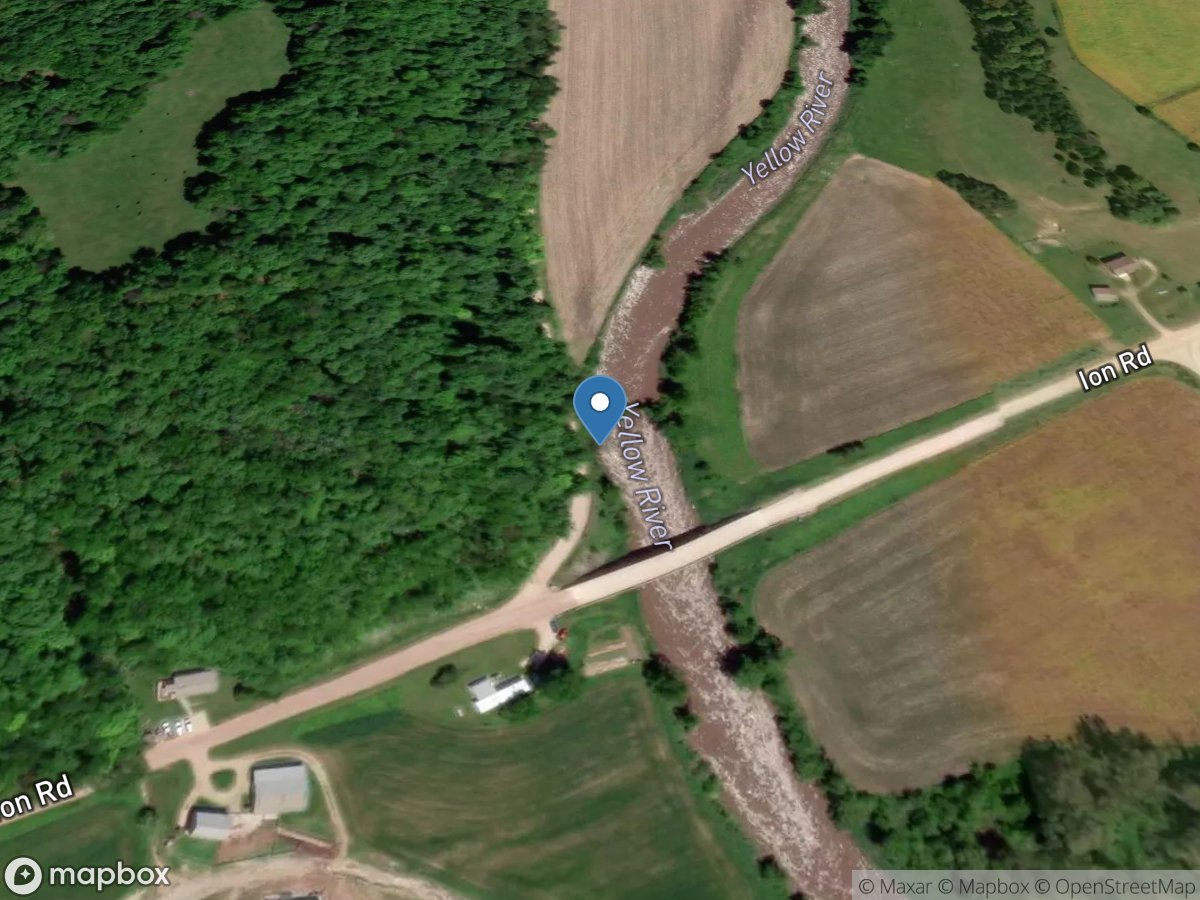 Yellow River near Ion, IA location