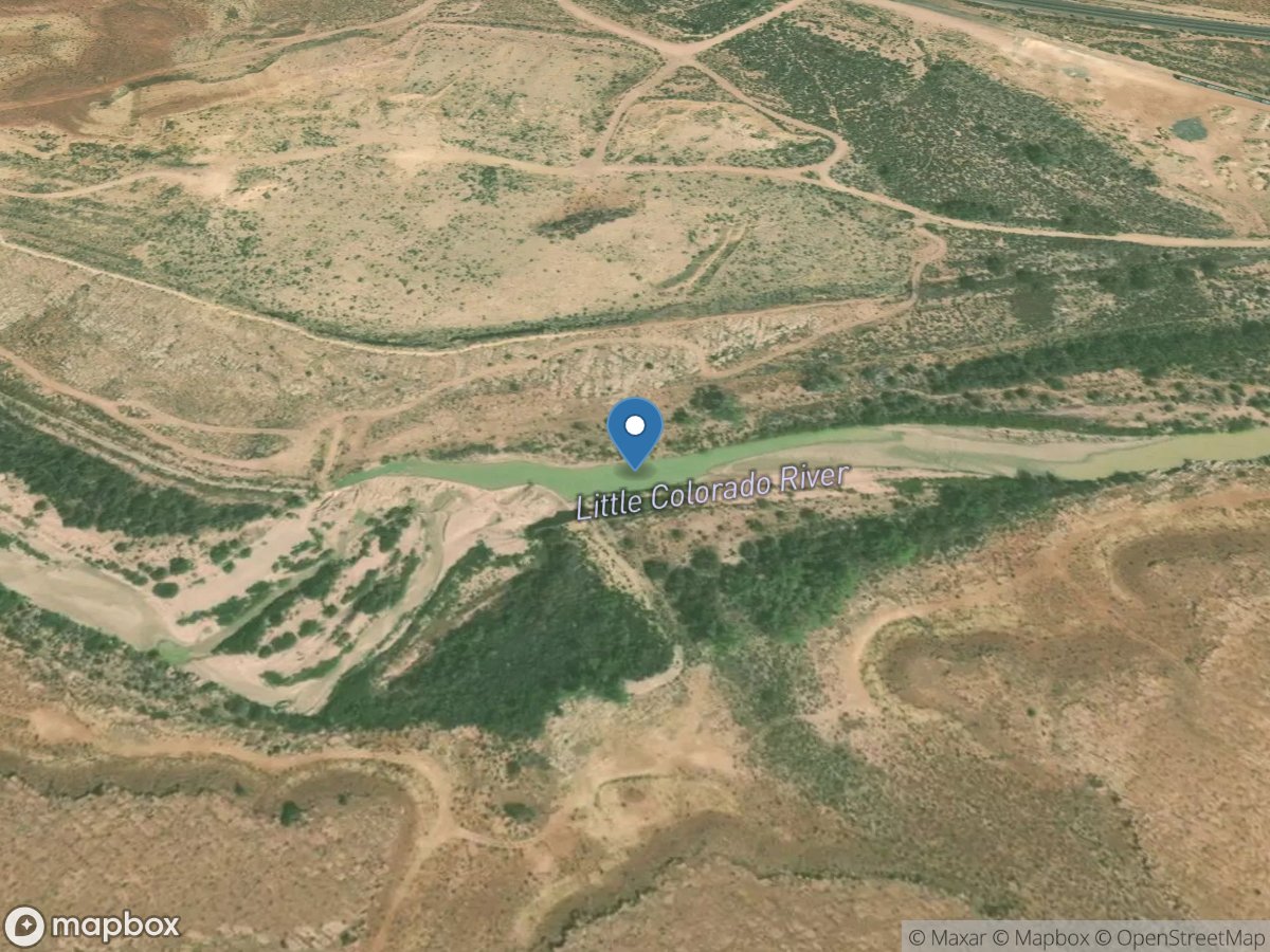 Little Colorado River near Joseph City, AZ location