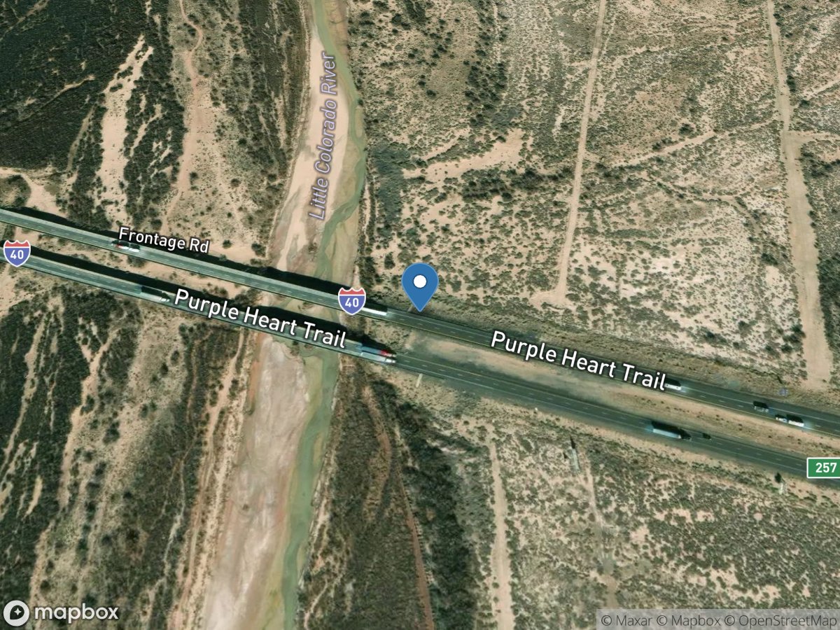 Little Colorado River near Winslow, AZ location