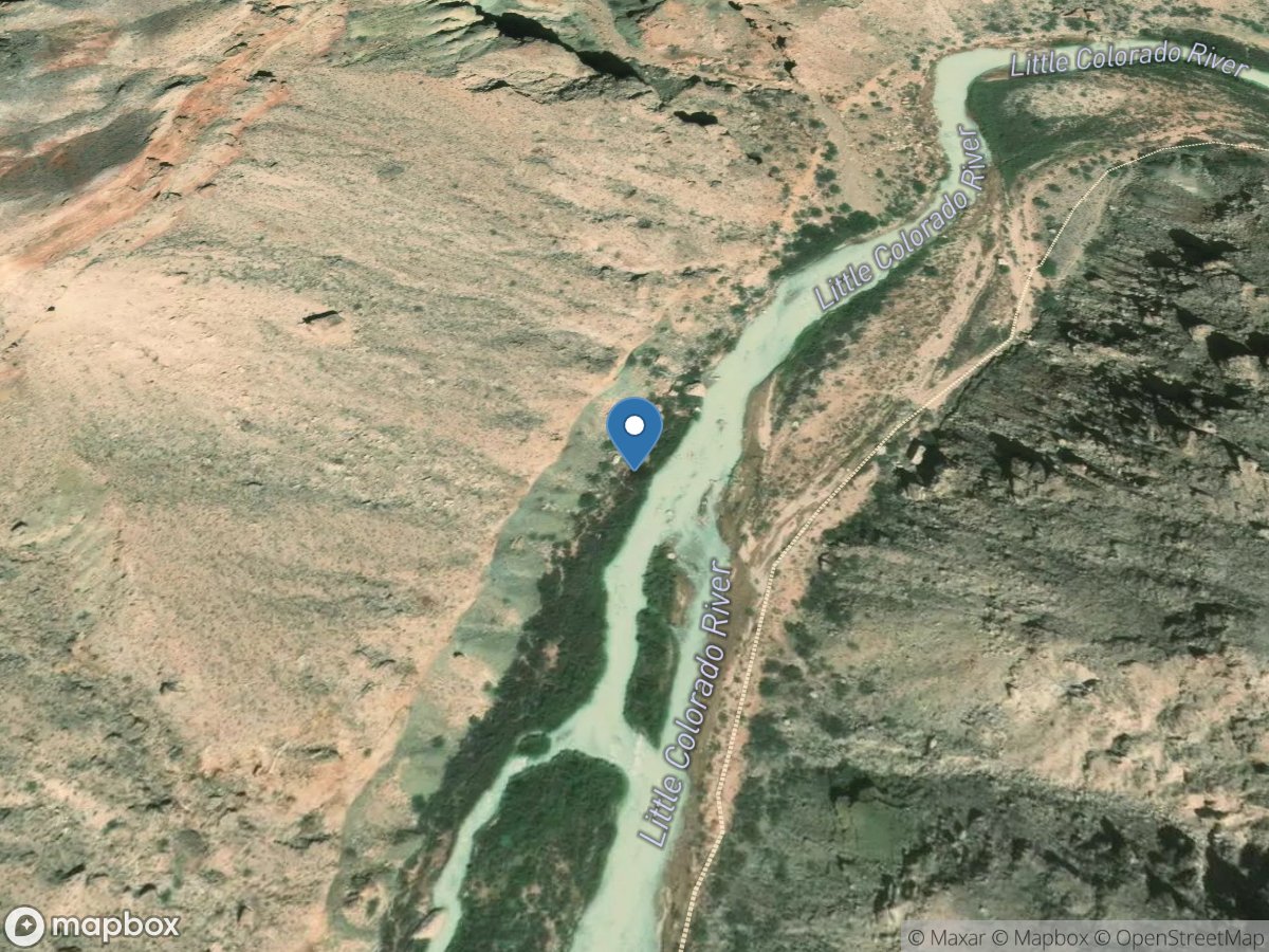 Little Colorado River above Mouth near Desert View, AZ location