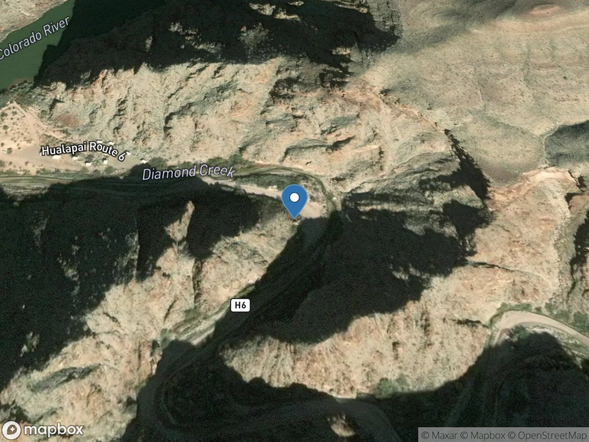 Diamond Creek near Peach Springs, AZ location