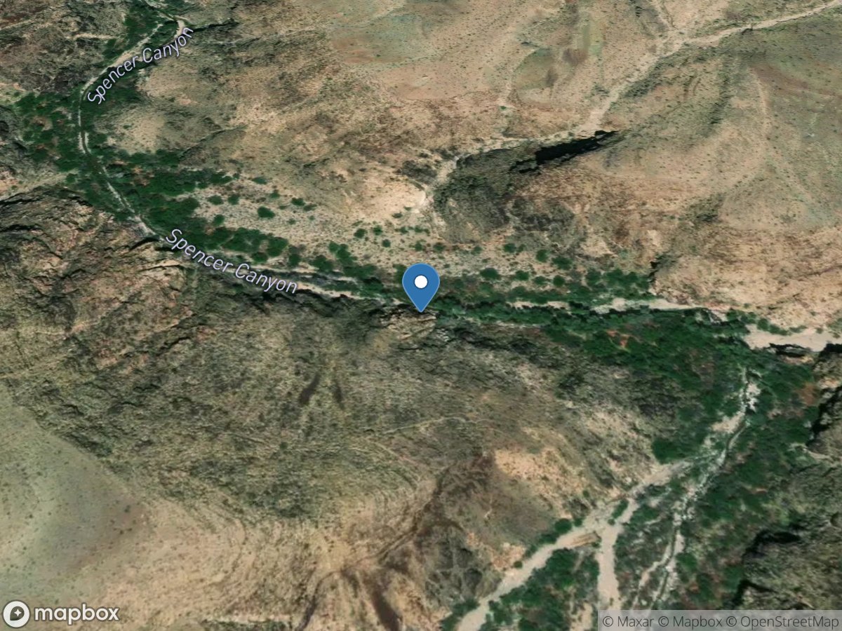 Spencer Creek near Peach Springs, AZ location